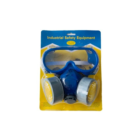 Respirator + Goggles Combined Set